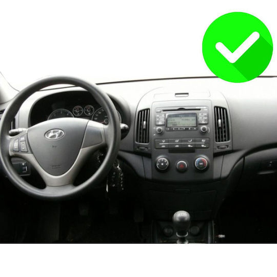 Carmedia Auto-Audiosystem für Hyundai i30 2007-2012 mit A/C Bluetooth USB WiFi GPS Apple CarPlay Android Auto mit 9-Zoll Touchscreen