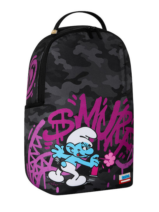 Sprayground Smurfs Tag It Up Ученическа Раница за Гимназия Smurfs Tag It Up
