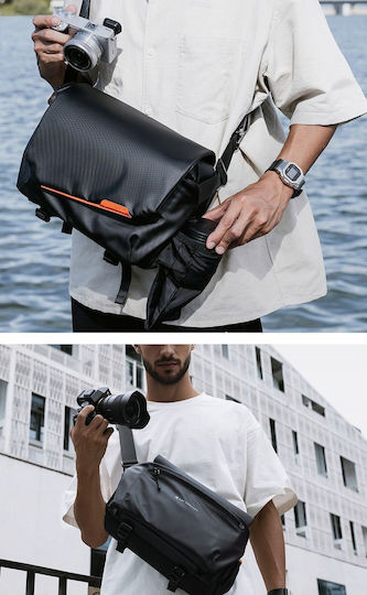 K&F Concept Τσάντα Χιαστή Φωτογραφικής Μηχανής Μαύρη