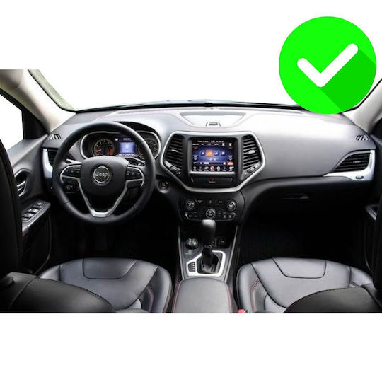 Carmedia Auto-Audiosystem für Jeep Cherokee 2014 mit Touchscreen 10" Bluetooth USB WiFi GPS Apple CarPlay Android Auto