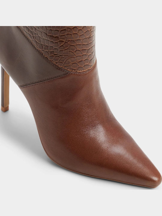Leder Damenstiefel Braun