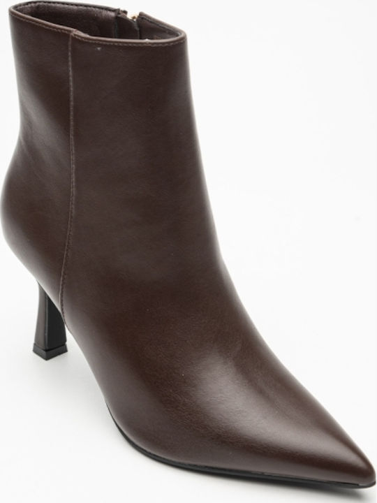 Damen Stiefeletten Braun