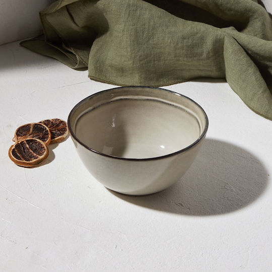 Estia Serving Bowl Round Ceramic with Diameter 15cm