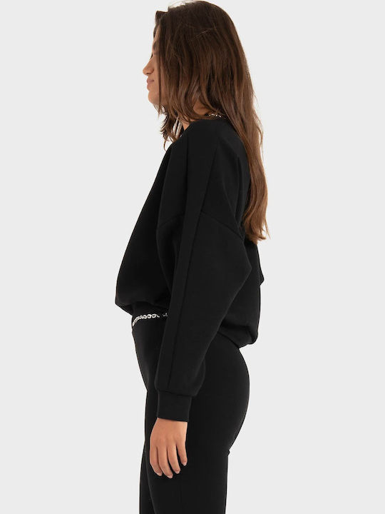 Hugo Damen Sweatshirt Schwarz