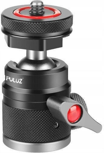 Puluz Κεφαλή Για Κάμερες 3d Σπείρωμα 1/4" 2x Iso Foot Έως 3kg