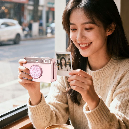 Loveinstant Decorative Camera Cover Sticker Fujifilm Instax Mini Evo 3m Pink Leopard Panther