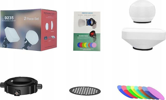 Lensgo Filter Kit Diffuser Flash 12 Camera Accessories D235