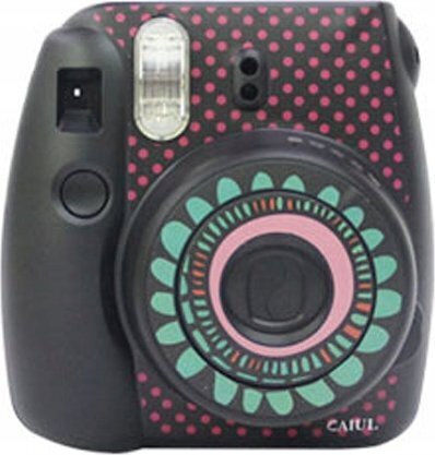 Loveinstant Skin Leather Sticker Fujifilm Instax Mini 8 Black