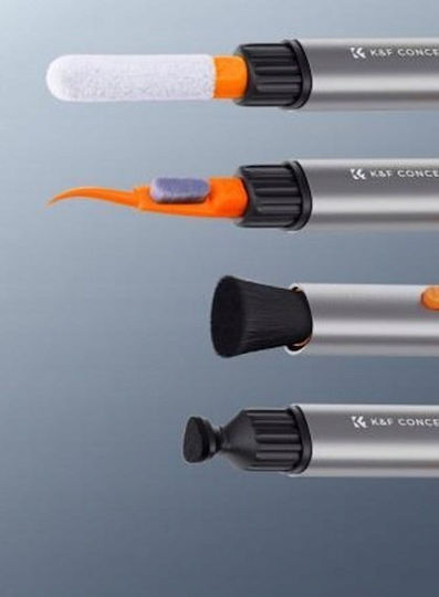 Cameron Sino K&f Concept 8-в-1 Комплект за Почистване на Лещи и Оптични Части Сменяеми Ръбове Гъба Sku.2062