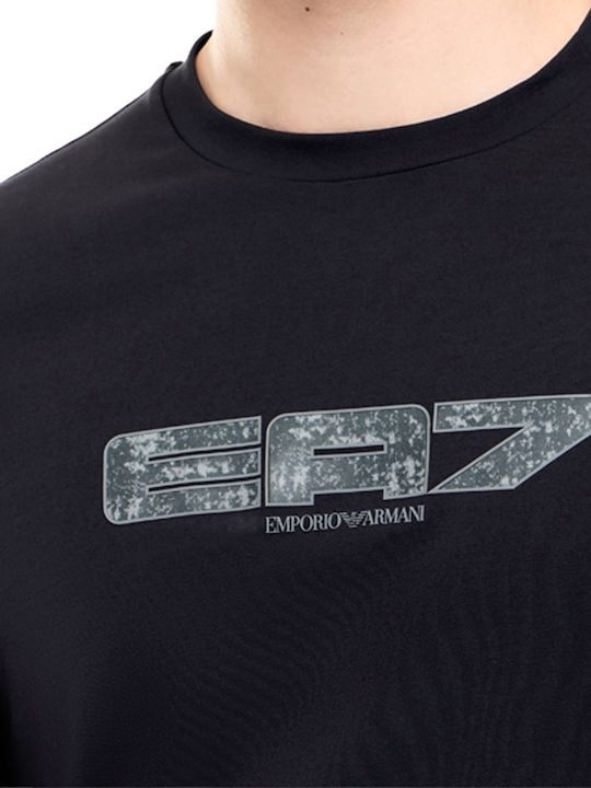 Emporio Armani Logo Athletic T-shirt Black