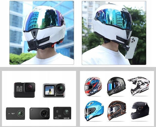 Puluz Action Camera Helmet Mount for GoPro / SJCam / Xiaomi / DJI / Yi