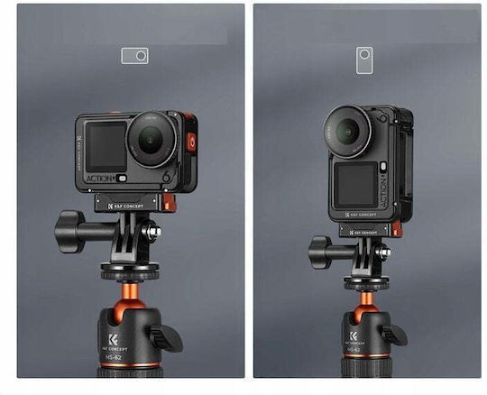 2x Magnetischer Adapter Für Schnelle Verbindung Kf Dji Osmo Action 6 Nano Gopro 1/4'' Kf12.0029