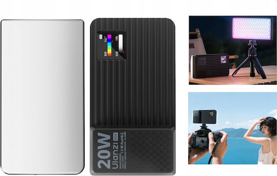 Ulanzi Video Licht 20W RGB LED 1800-9000K Für Telefon Kamera Videokamera