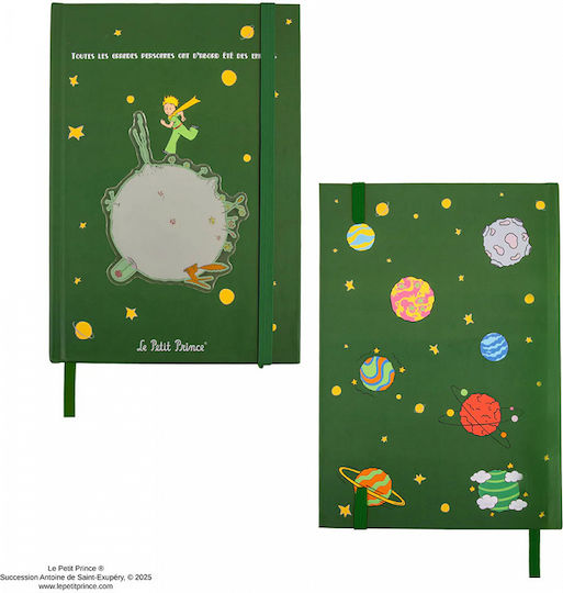 Cinereplicas Notizbuch A5 Geregelt mit Hartcover Grün