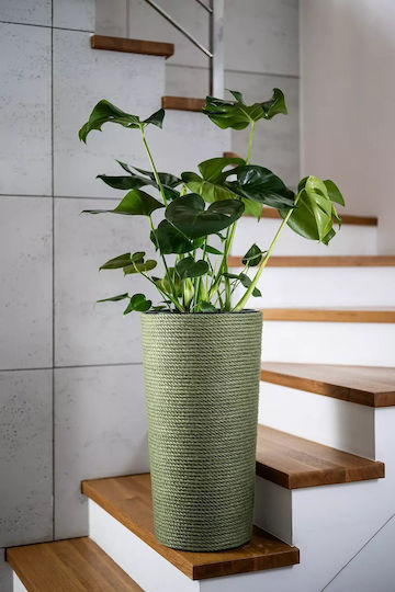 Adoni Bamboo Green Flower Pot Adoni Bamboo Green Flower Pot