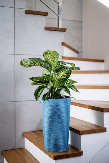 Adoni Plastic Blue Flower Pot 28x47cm