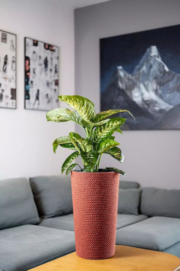 Adoni Kunststoff-Blumentopf Rot 28x47cm