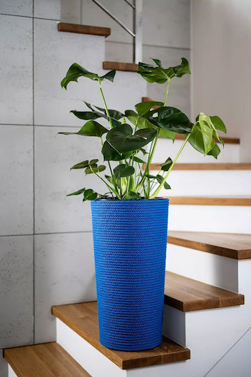 Adoni Bamboo Blue Flower Pot 32x57cm Adoni Bamboo Blue Flower Pot 32x57cm