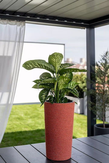 Adoni Kunststoff-Blumentopf Rot 28x47cm