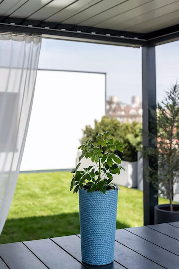 Adoni Plastic Blue Flower Pot 22x36cm