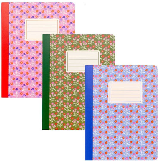 Pukka Pad Leeres Schulfachheft B5 Verschiedene Designs