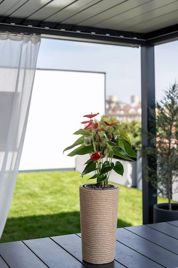 Adoni Kunststoff-Blumentopf Juta 36x22x36cm