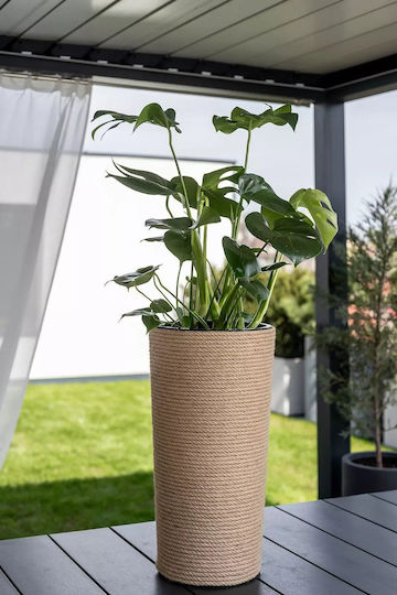 Adoni Plastic Flower Pot Natural 57x32x57cm