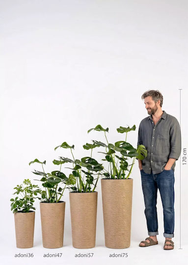 Adoni Bambus Blumentopf Handgefertigt 75x44x75cm