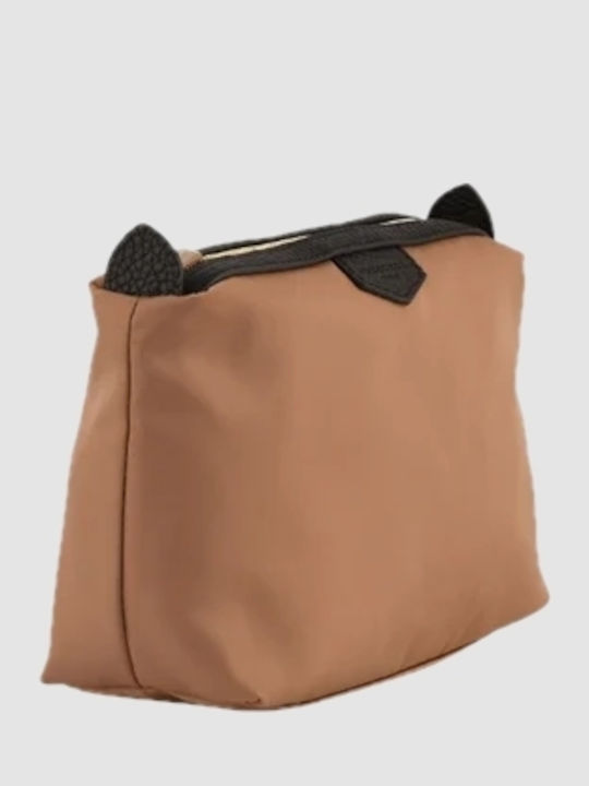 Set Leder Damenhandtasche Handtasche Schulter Crossbody Braun