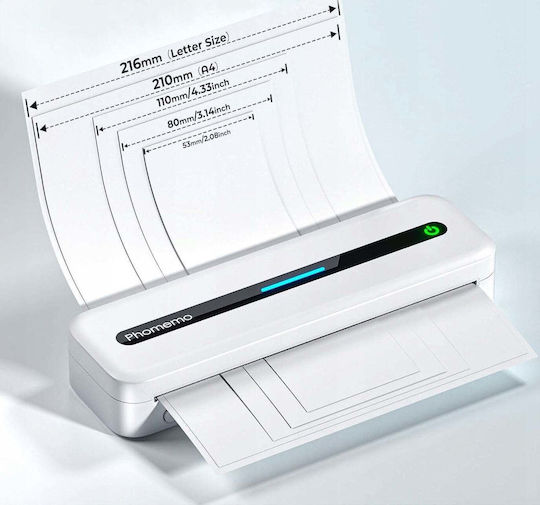 Phomemo Tragbarer Etikettendrucker USB Bluetooth 300 dpi