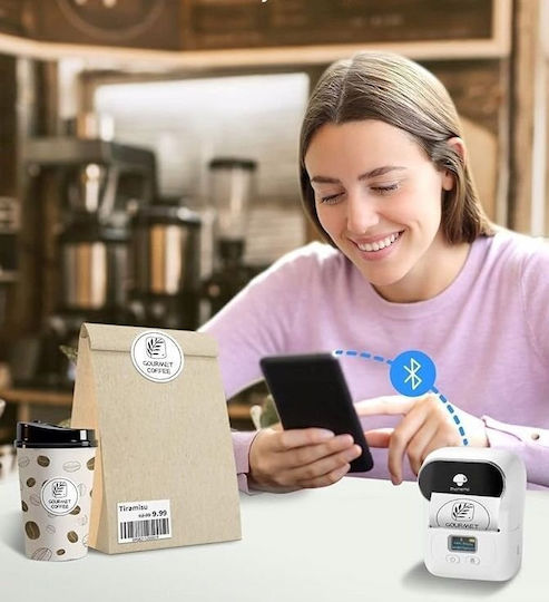 Phomemo Tragbarer Etikettendrucker USB Bluetooth