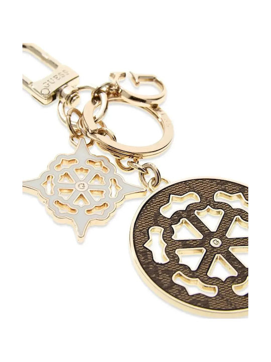 Guess Damen Schlüsselanhänger Keychains Ella Logo Rw7569p6301 Beiges