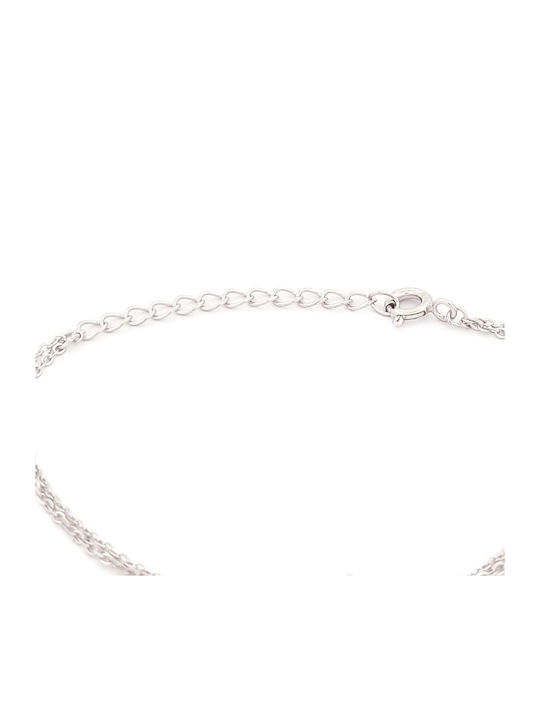 GLS Silver Дамска Гривна Верига от Сребро 18см