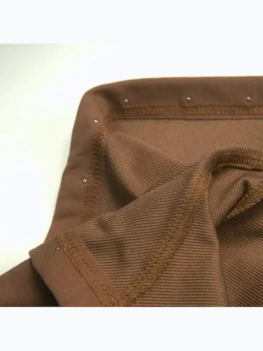 Kids Sweatpants Set With Jacket Light Brown