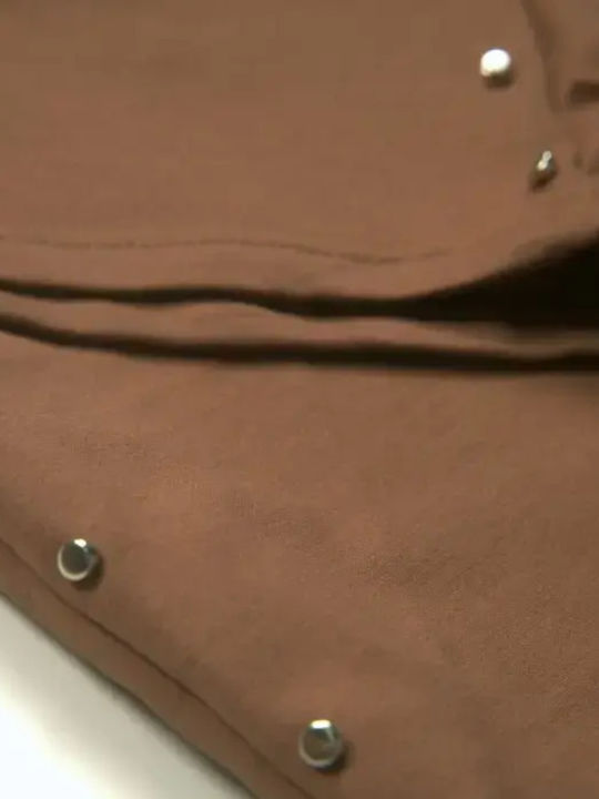 Kids Sweatpants Set With Jacket Light Brown