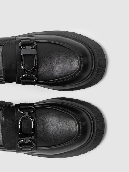 Damen Mokassins in Schwarz Farbe