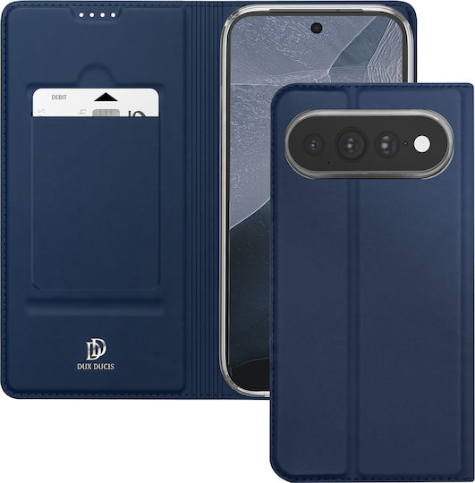 Dux Ducis Google Pixel 11 Pro Xl Soft-touch Folio Case Stand Card Slot Night Blue