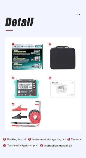 Proskit Digital Multimeter with AC / DC Measurement MT-4103