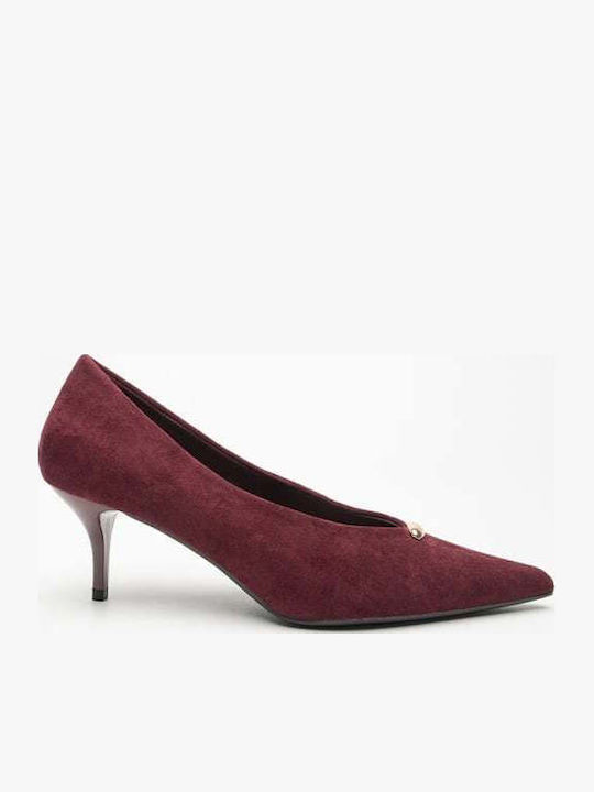 Suede Γόβες Μπορντό