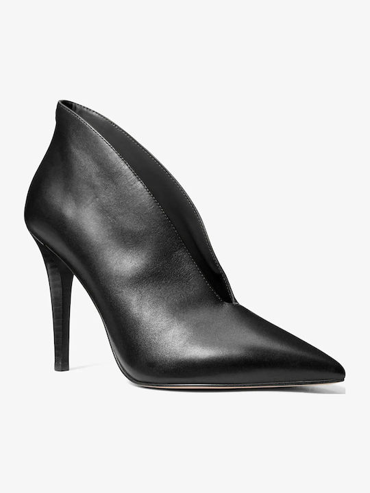 Leder Pumps Schwarze