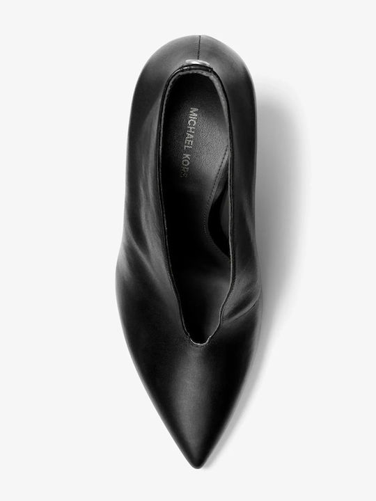 Leder Pumps Schwarze