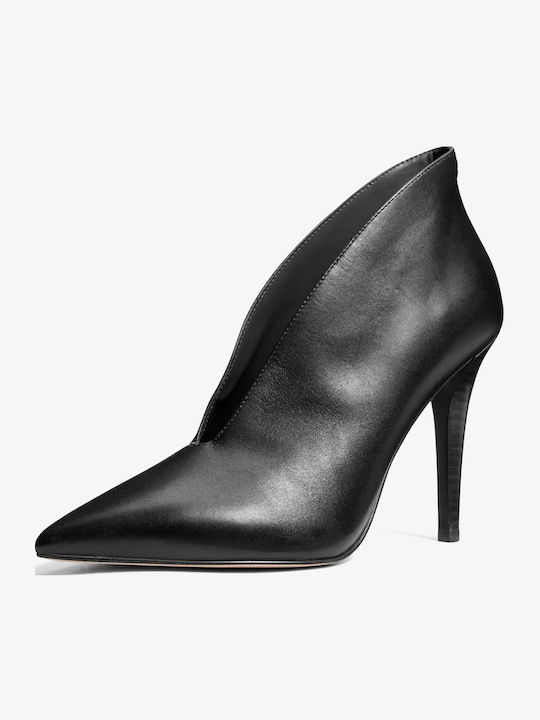 Leder Pumps Schwarze