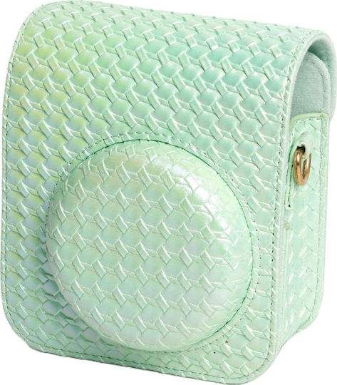 Loveinstant Set 2in1 Case Case Fuji Instax Mini 12+ Album 64 Pictures Green