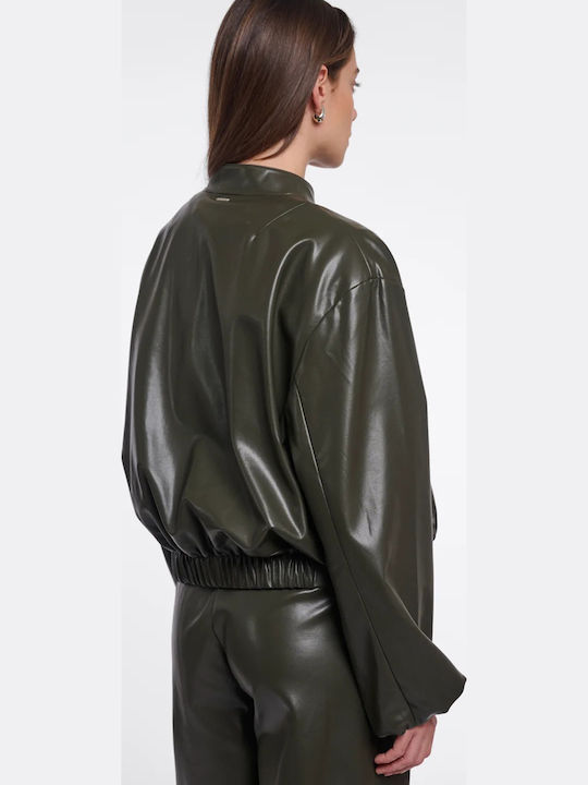 Women's Bomber Jacket Hunter Green