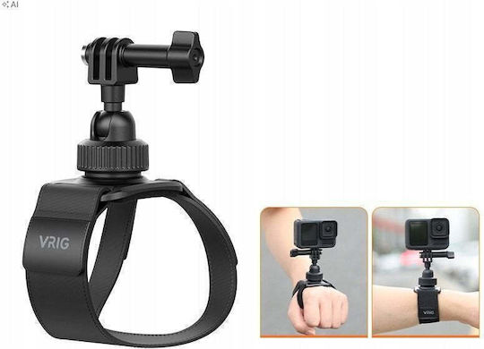 Wrist Mount Vrig GoPro DJI SJCam Insta360 Xiaomi 360 Degree Rotation AC-74 A0273 SB12052