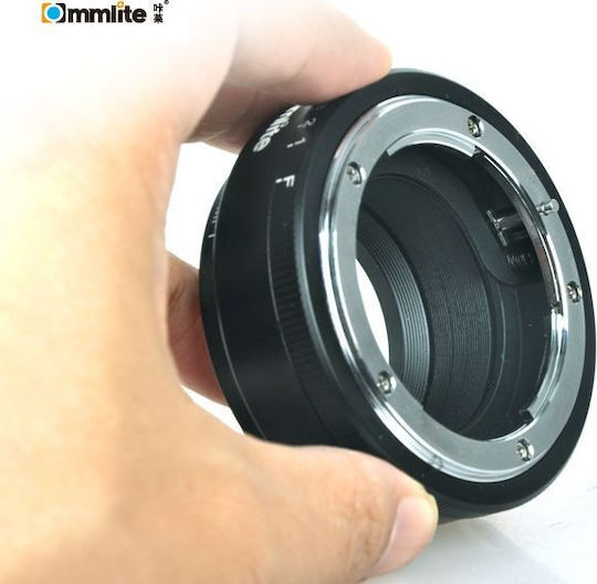 Commlite Adapter Olympus Panasonic Micro 4/3 M4/3 zu Nikon Nikkor + Blende