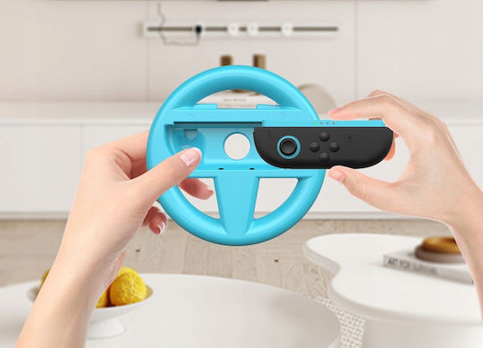 Дръжка за Волан Jys 2x Nintendo Switch 2 Nsw2 Mario Kart Jys-ns2261 Син Червен Sb10008