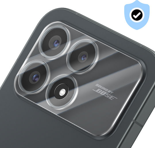 Avizar Camera Lens Protector Poco F8 Pro Scratch-resistant Tempered Glass Black Transparent