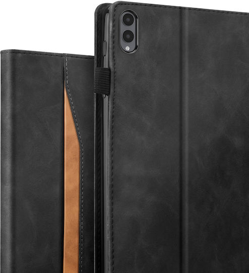 Avizar Wallet Case Galaxy Tab S12 Plus Adjustable Video Stand Black
