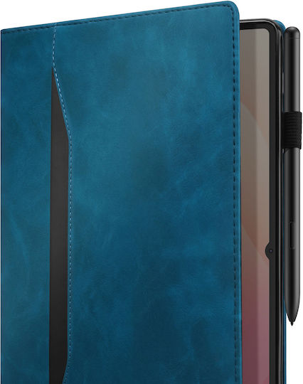 Avizar Galaxy Tab S11 Ultra Wallet Case Adjustable Stand Duck Blue